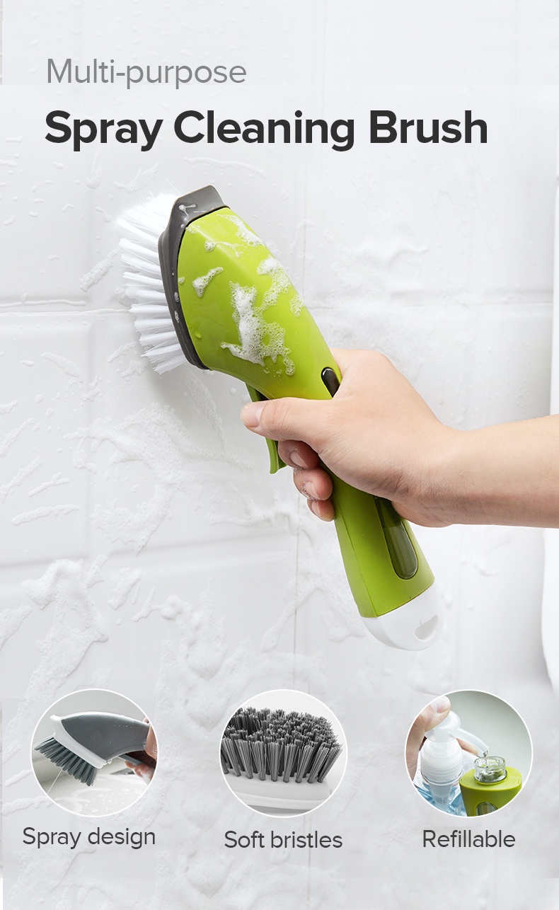 Multi-purpose Spray Liquid Brush Long Handle-1